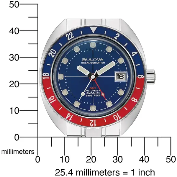 Bulova Bulova 96B405 Oceanographer automatisch horloge