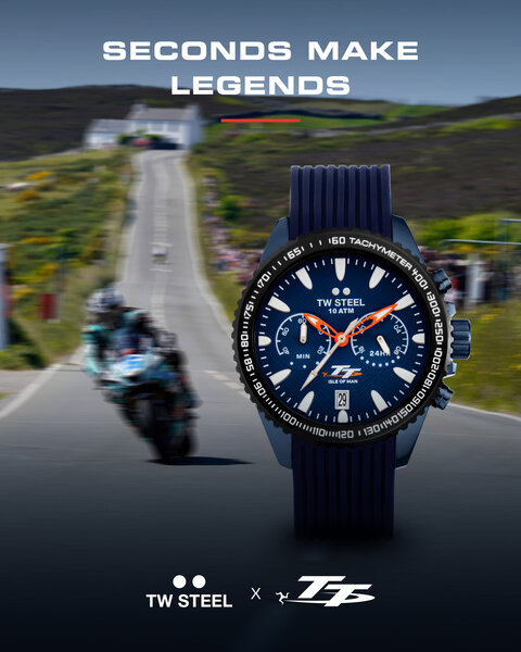 TW Steel TW Steel TW VAS1 TT Isle of Man Edition horloge