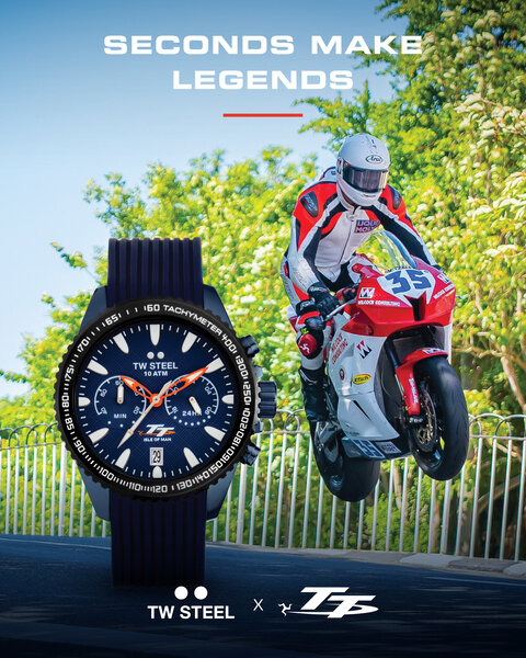 TW Steel TW Steel TW VAS1 TT Isle of Man Edition horloge