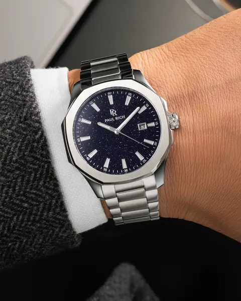 Paul Rich Paul Rich Mercer Astor Aventurine Blue MER01 horloge