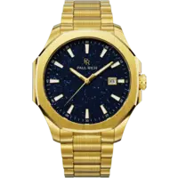 Paul Rich Paul Rich Mercer Goldline Aventurine Blue MER03 horloge