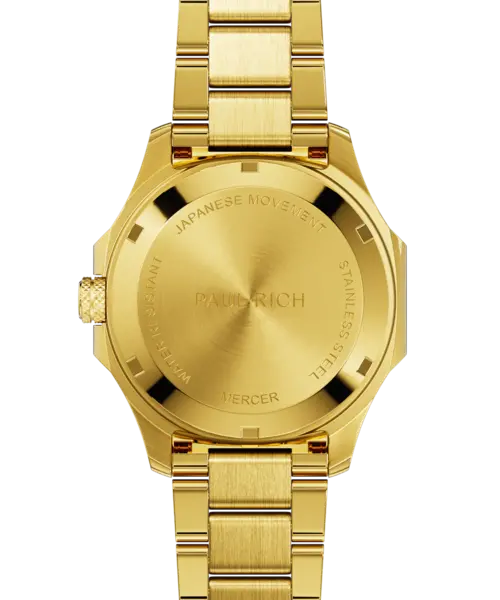 Paul Rich Paul Rich Mercer Goldline Aventurine Blue MER03 horloge
