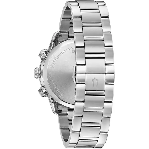 Bulova Bulova 96B319 Sutton heren horloge - staal - zwart - 44mm