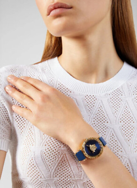 Versace Versace VEDV01019 Palazzo Empire Greca Diamond dameshorloge 37 mm