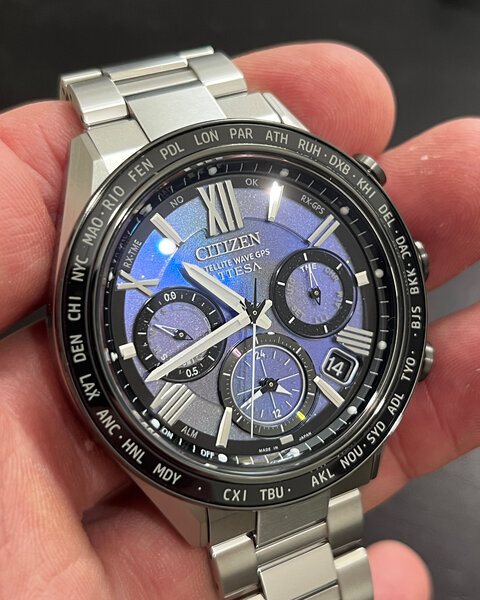Citizen Citizen CC4075-50L Attesa Unite with Blue Limited Edition horloge