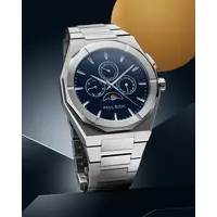 Paul Rich Paul Rich Moonphase Star Dust II Silver MOON01 horloge