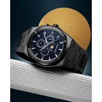 Paul Rich Paul Rich Moonphase Star Dust II Black MOON03 horloge