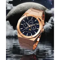 Paul Rich Paul Rich Moonphase Star Dust II Rose Gold MOON04 horloge