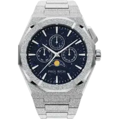 Paul Rich Moonphase Frosted Star Dust II Silver MOON05 horloge