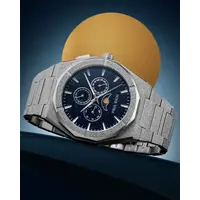 Paul Rich Paul Rich Moonphase Frosted Star Dust II Silver MOON05 horloge