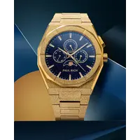 Paul Rich Paul Rich Moonphase Frosted Star Dust II Gold MOON06 horloge