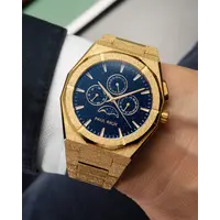 Paul Rich Paul Rich Moonphase Frosted Star Dust II Gold MOON06 horloge