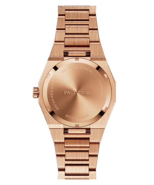 Paul Rich Paul Rich Moonphase Frosted Star Dust II Rose Gold MOON08 horloge