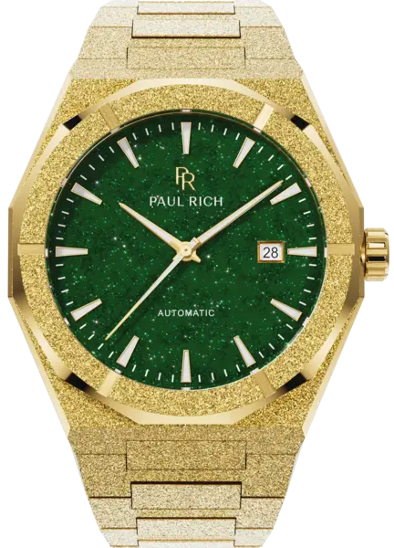 Paul Rich Paul Rich Frosted Star Dust II Gold Green FSDA08 Automatic horloge