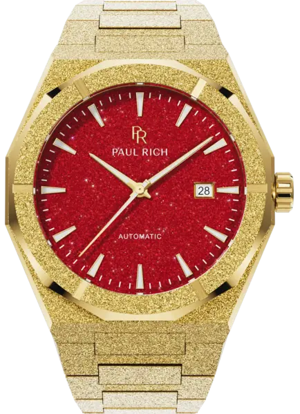 Paul Rich Paul Rich Frosted Star Dust II Gold Red FSDA07 Automatic horloge