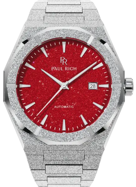Paul Rich Paul Rich Frosted Star Dust II Silver Red FSDA06  Automatic horloge