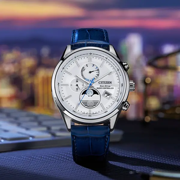 Citizen Citizen BY1030-09A Radio Controlled Moon Phase horloge