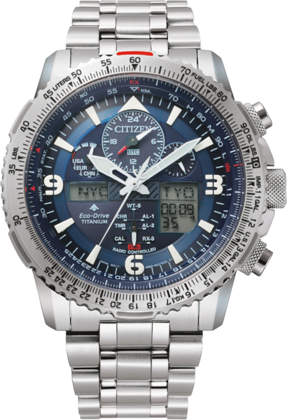 Citizen Citizen JY8100-80L Promaster Sky radiogestuurd Eco-Drive horloge 45,4 mm