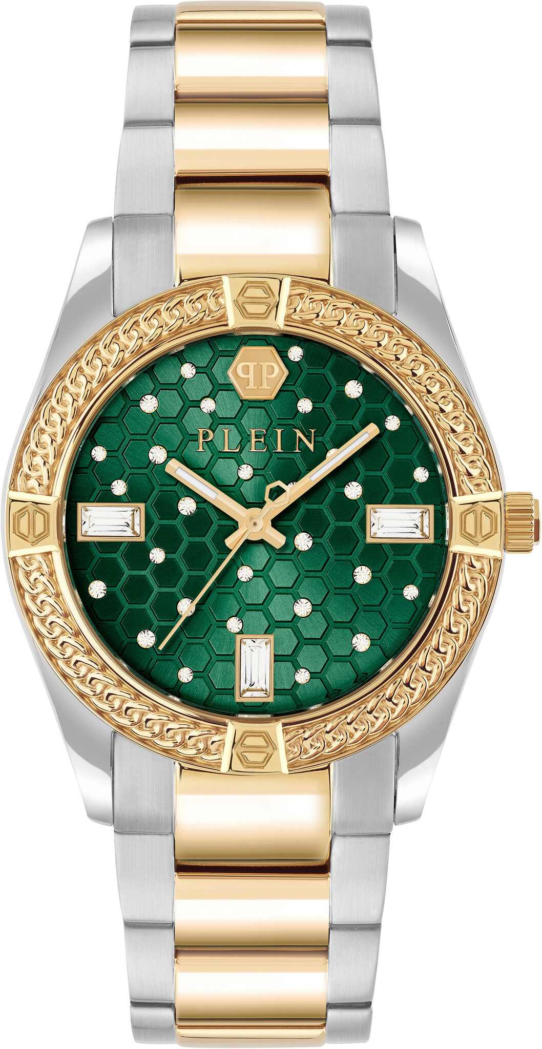 プクミン Philipp Plein PW1FA0325 Plein Icon Chain dameshorloge