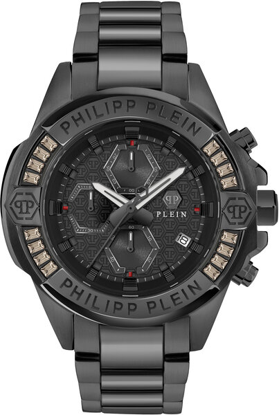 Philipp Plein Philipp Plein PWWFA0725 The $kull Chrono horloge