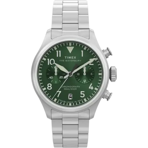 Timex TW2Y19100 Waterbury Ace Chronograph horloge