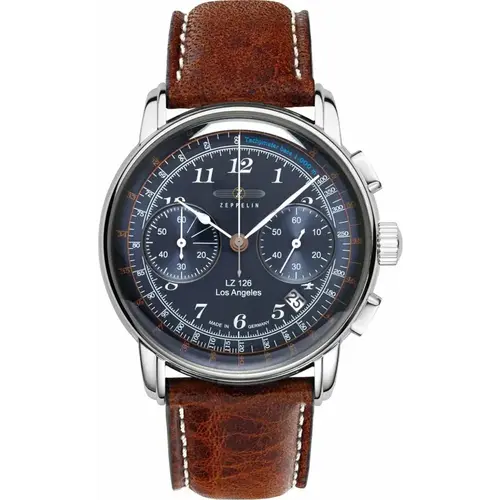 Zeppelin 7614-3 Los Angeles LZ 126 chronograaf horloge