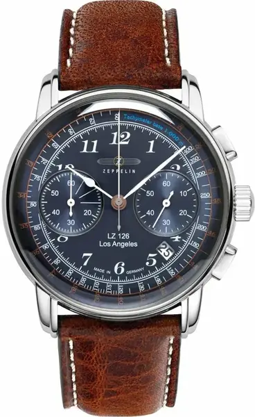 Zeppelin Zeppelin 7614-3 Los Angeles LZ 126 chronograaf horloge