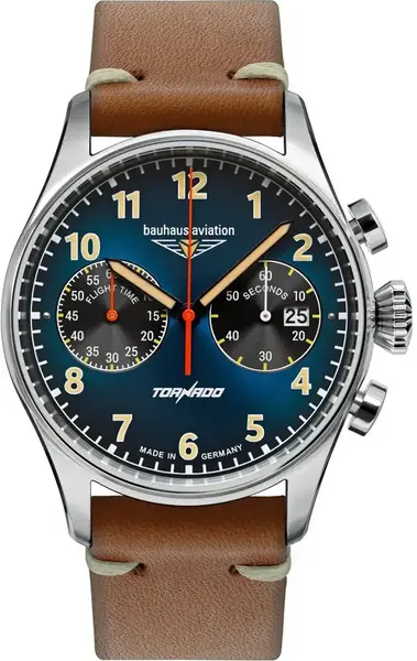 Bauhaus Bauhaus 2772-3 Aviation Tornado chronograaf horloge