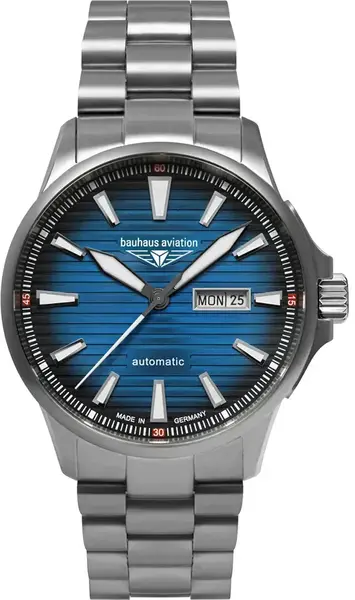 Bauhaus Bauhaus 2862M-3 Aviation Titanium Iron Annie horloge
