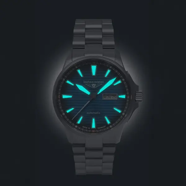 Bauhaus Bauhaus 2862M-3 Aviation Titanium Iron Annie horloge