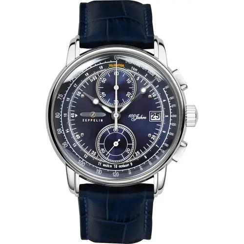Zeppelin 8670-3 100 Jahre chronograaf heren horloge