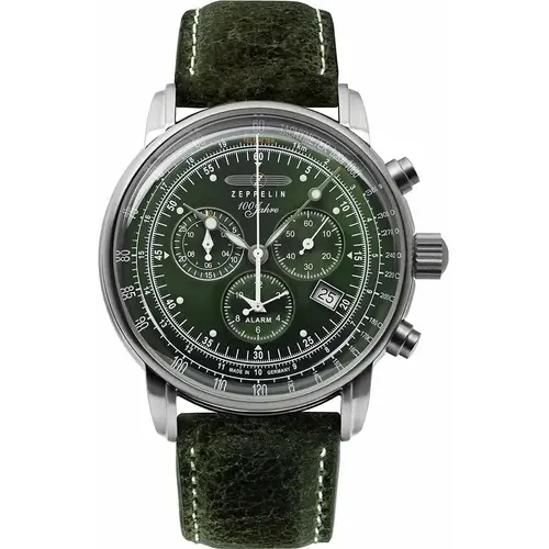 Zeppelin 8680-4 100 Jahre chronograaf heren horloge