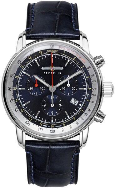 Zeppelin Zeppelin 8888-3 LZ14 Marine chronograaf heren horloge