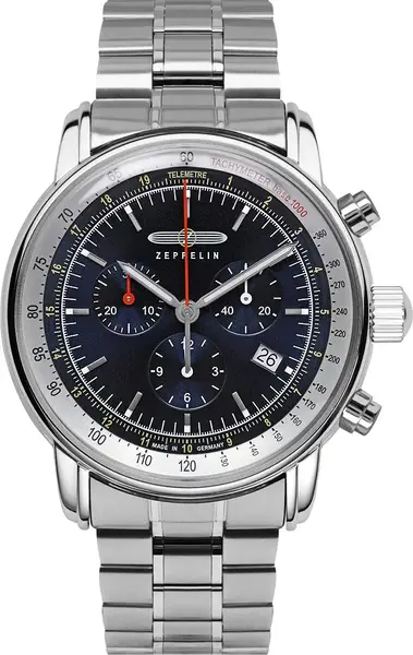 Zeppelin Zeppelin 8888MB-3 LZ14 Marine chronograaf heren horloge