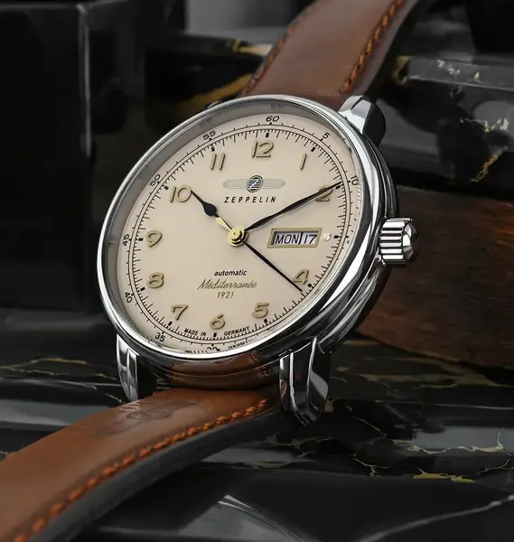 Zeppelin Zeppelin 9664-5 Méditerranée 1921 automatisch heren horloge