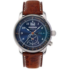 Zeppelin 8644-3 LZ 126 Los Angeles Dual Time heren horloge