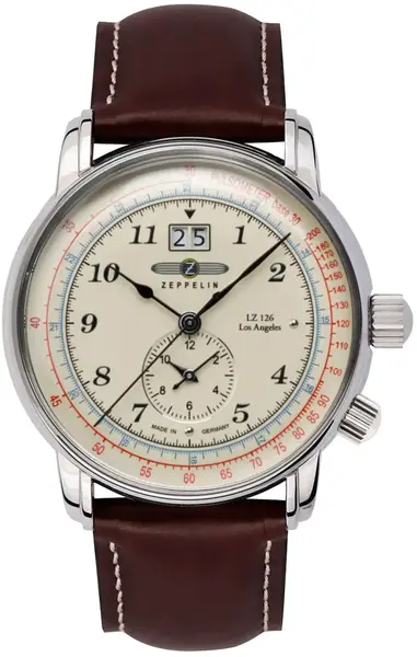 Zeppelin Zeppelin 8644-5 LZ 126 Los Angeles Dual Time heren horloge