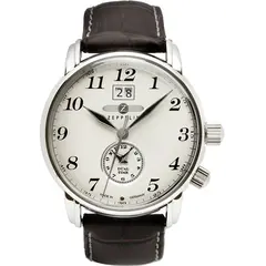 Zeppelin 7644-5 LZ 127 Graf Zeppelin Dual Time heren horloge
