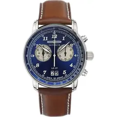 Zeppelin 8684-3 LZ 127 Graf Zeppelin Dual Time heren horloge