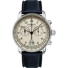 Zeppelin 8684-1 LZ 127 Graf Zeppelin Dual Time heren horloge
