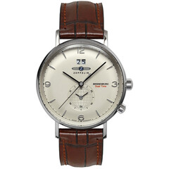 Zeppelin 8044-5 LZ 129 Hindenburg Dual Time heren horloge