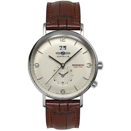 Zeppelin 8044-5 LZ 129 Hindenburg Dual Time heren horloge