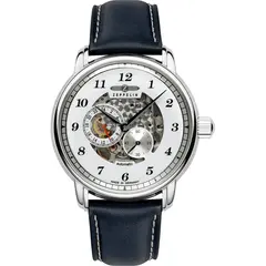 Zeppelin 8658-3 New Captain's Line automatisch skeleton horloge
