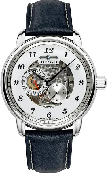 Zeppelin Zeppelin 8658-3 New Captain's Line automatisch skeleton horloge