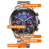 Citizen Citizen CC4075-50L Attesa Unite with Blue Limited Edition horloge