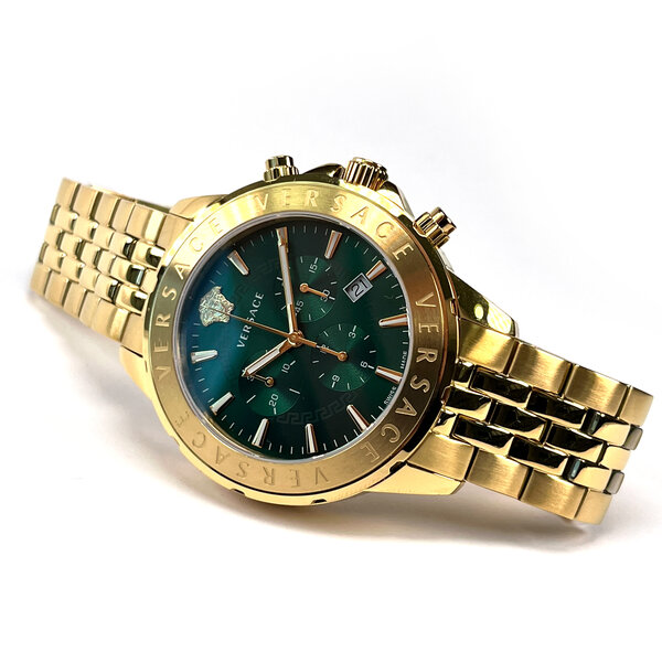Versace Versace VEV600619 Chrono Signature heren horloge goud 44 mm