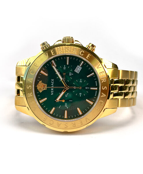 Versace Versace VEV600619 Chrono Signature heren horloge goud 44 mm