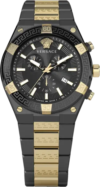 Versace Versace VESO00722 Sporty Greca chronograaf horloge 46 mm