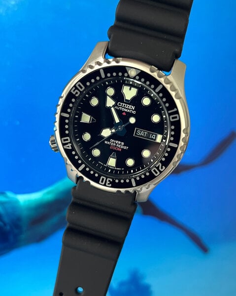 Citizen Citizen NY0040-09EE Promaster Marine automatisch herenhorloge 42 mm