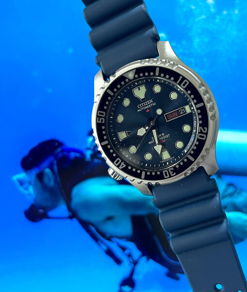 Citizen Citizen NY0040-17LE Promaster Marine automatisch herenhorloge 42 mm